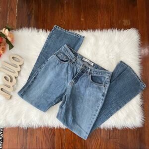 Low Rise Flare Jeans Express Y2K Medium Wash 100% cotton